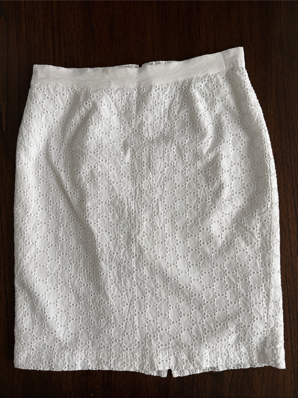 Jacob Eyelet Pencil Skirt Lined Zipper size 8. - Picture 2 of 5